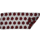 Fashion Elegant Women Flower yarn Long Scarf Soft Shawl Gift Wine Red R4X2