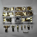 Picture Hangers,Painting Hanging Kit Picture Suspension Kit 200 Pieces Heav
