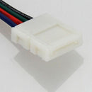 10X 4 PIN RGB LED STRIP LIGHT TO CONTROLLER CONNECTORS WIRE CABLE 10MM 5050   LJ