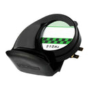 12V 110dB Waterproof Motorcycle Truck Loud Snail Siren Horns 510Hz Black