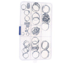 Multi Size 5.8mm-23.5mm Stainless Steel Hoop Clamp Hose Pipes Clip Fixed To_