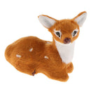 2Pcs Mini Deer Decorative Artificial Deer Home Craft Art Gift Ornament