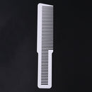 Hairdressing Carbon Anti-static Comb Wide Tooth Hair Clipper Comb (White)