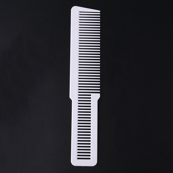 Hairdressing Carbon Anti-static Comb Wide Tooth Hair Clipper Comb (White)