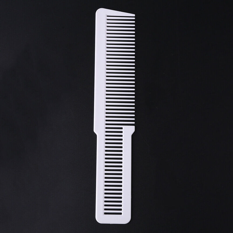 Hairdressing Carbon Anti-static Comb Wide Tooth Hair Clipper Comb (White)