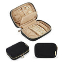 Portable Travel Jewelry Box Earring Display Ornaments Case Storage Bag