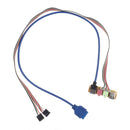 USB 2.0+ 3.0 port chassis PC computer case audio front panel replac cable 70c ME