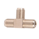 2 Way Satellite F Type T Junction Screw Connector Y Splitter TV Virgin Cable LJ