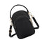 Women Black Mini Shoulder Bags Small Crossbody Cell Phone Purse Holder Gift
