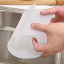 4pcs Anti-splash Practical Sink Baffle Water Splash Guard for Bathroom Kitchen
