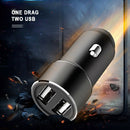 For Smart Mobile Cell Phone Dual USB Cigarette Lighter Adapter Car Fast Charger