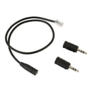 RJ9 To 3.5mm Professional Female Data Cable Converter 11.8 Inch Universal