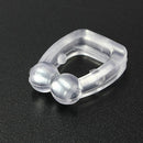 Silicon Stop Snoring Nose Clip Anti Snore Sleep Aid Device Night Tray