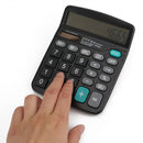 Solar Battery Powered Digital Calculator Desktop Office School Students Gifts