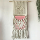 1X(Handmade Macrame Hanging Wall Tapestry Wedding Ceremony Backdrop Wall Ar