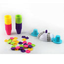 32x Rainbow Nesting Stacking Cups Early Educational Play Toys Toddlers Gifts