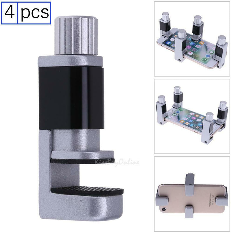 4x Adjustable Plastic Clip Fixture LCD Screen Phone Fastening Clamp Repair Tool