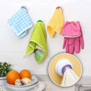 Bathroom Wash Cloth Towel Clip Holder Kitchen Towel Clip Rack Holder Practical3C