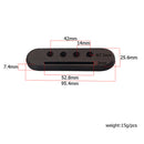 Acoustic Mini Guitar 4 Holes Rosewood Bridge Ukulele Replacement Parts