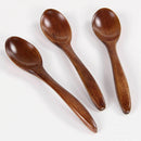 1Pcs Wooden Spoon Bamboo Kitchen Utensil Tool Soup Catering.-Kit Teaspoon U2K9