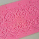 Silicone Flower Lace Sugarcraft Icing Embossed Mold Mould Decorating Q5O8 C U4Q5