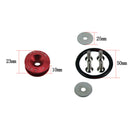1-Set JDM Universal Quick Release Fasteners Red Kit Fit For Bumper & Trunk Hatch