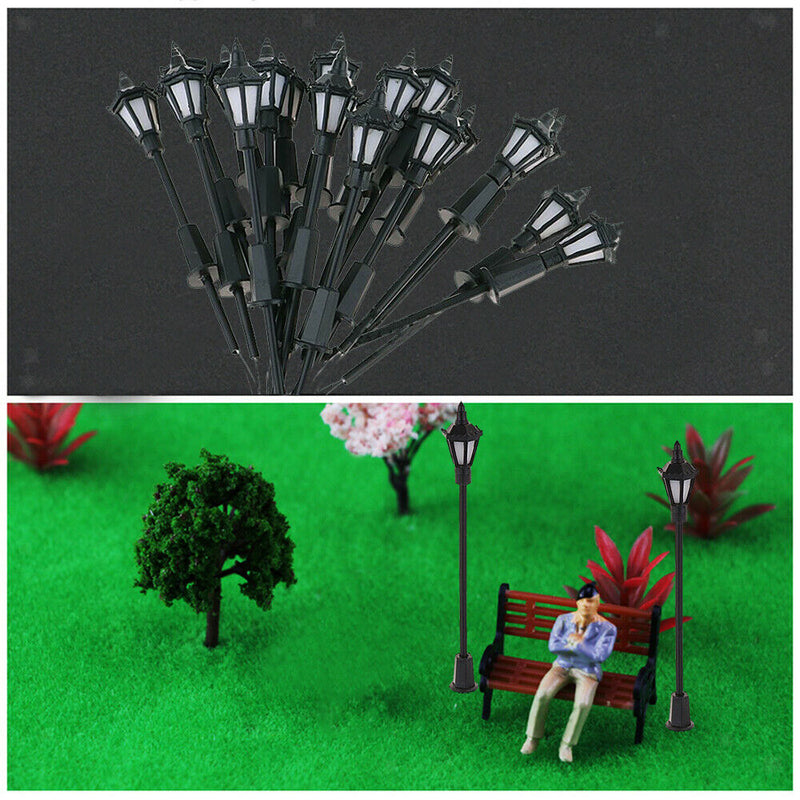 20Pcs 1:150 N Scale LEDs Garden Lights for Building Diorama Landscape Accs