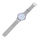 Mens Black Dress Watch Movement Quartz Analog Business Wristwatch 24cm (Sil