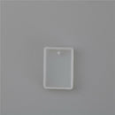 5X Shape Silicone Gem Charm Pendant Mold Jewelry Making Tool with Hanging Ho SEA