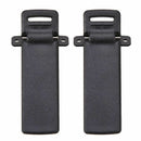 2Pcs Walkie Talkie Spare Part Back Belt Clip for Baofeng 2-way Radio UV5R F