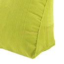 Triangular Lumbar Cushion Back Support Travel Pillow Car Seat Chair S-Green