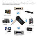 Wireless Hands Free Car Kit 3.5mm Jack Bluetooth Audio Receiver Transmitter