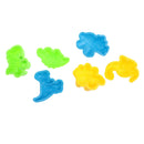 6pcs Mini Dinosaur Sand Molds Beach Building Toys Kids Fun Activity Toys
