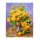 Flowers 5D Diamond Painting Cross Stitch Kit Rhinestones Home Decor Craft