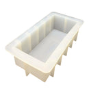 Silicone Rectangle 1.2L Mould Loaf Soap Mold Toast Baking Tool DIY