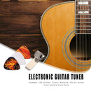 Foldable LCD Monitor Tuners Ukulele Bass Guitar Rotating Clip-on Violin Tuner