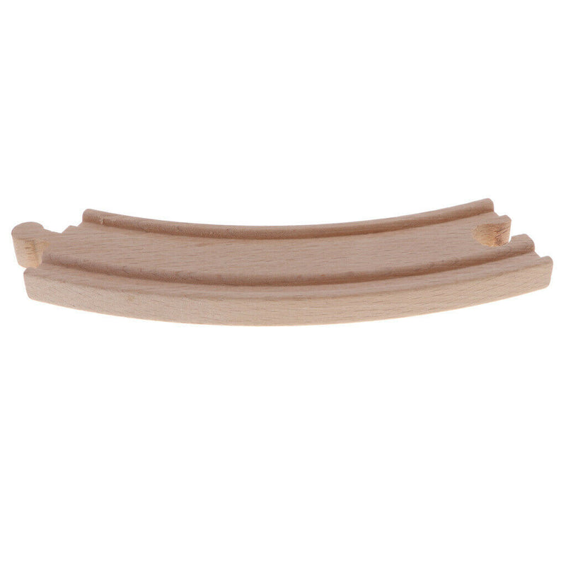 Wooden Trains Railway Set Compatible Accessories - Big Curved Rail