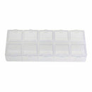 10 Grid Organizer Storage Case Box Mini Slot Adjustable Tool Jewelry Pill D