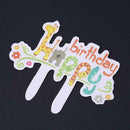 8pcs/Lot Children Kids Happy Birthday Party Cupcake Toppers Cake Bake Decor