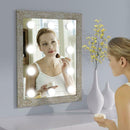 LED Hollywood Makeup Vanity Mirror Lights Dressing Table Dimmable 10 Bulbs Kit