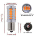 4pcs Amber 1156PY BAU15S PY21W Led 33SMD Car Tail Turn Brake Reverse Signal A6C9