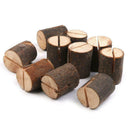 10pcs/Pack Wooden Name Card Photo Menu Holder Clip Wedding Party Decoration