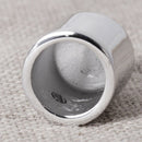2Pcs Stainless Steel 7/8'' Pipe Eye End Cap Bimini Top Fitting Hardware For