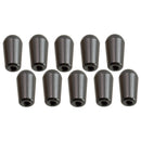 Black Plastic 3 Way Toggle Switches Knobs Tip Buttons for ST SQ Electric Guitar
