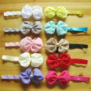 12pcs Kid Baby Girl Toddler Cute Chiffon Bowknot Headband HairBand Headwear A