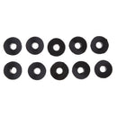 10Pcs Air Valve Stem Mud Guards Tire Tube Silicone for Kawasaki - Black