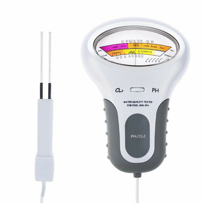 Water Quality Chlorine PH/CL2 Tester Level Meters For Swimming Pool Spa Hot  Bj