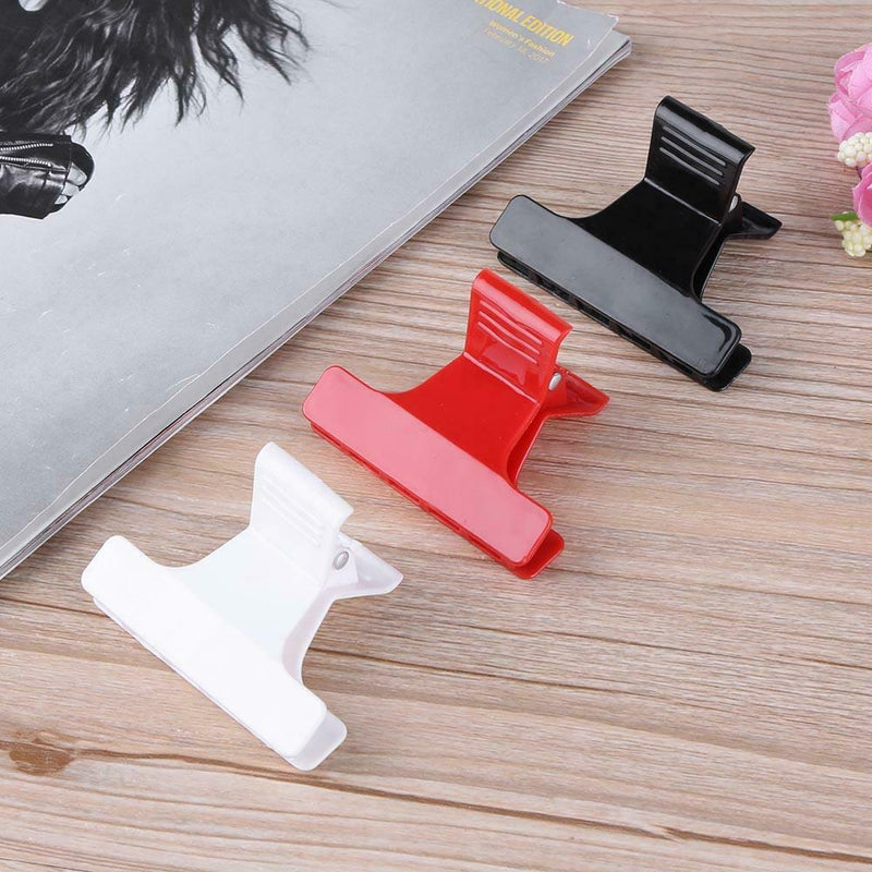 6pcs Butterfly Hair Clips Hairdressing Clamp Styling Tool Black Red White A