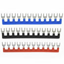 15 Pcs 400V 10A Fork Shape 12 Positions Barrier Terminal Block Strip H7Y5