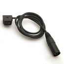 D-Tap 2 Pin Female Connector to XLR 4Pin Power Cable for Anton Bauer Battery
